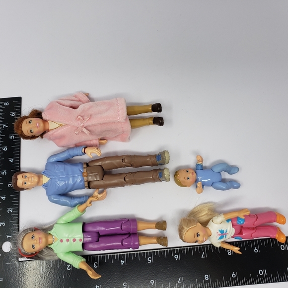 Mattel Doll House Family Pink House Coat Toy Lot - Picture 4 of 12